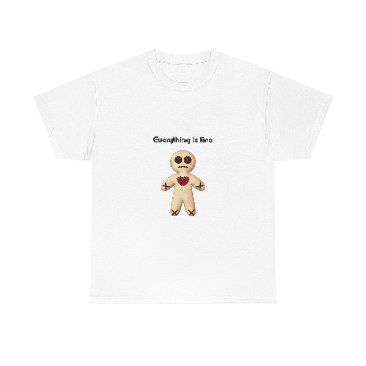 Everything is Fine Tshirt, I'm Fine Everything is Fine, Gingerbread Man, Christmas Shirt, Chronic Pain Shirt, Anxiety Shirt, FunnyTshirts - The Good Life Vibe