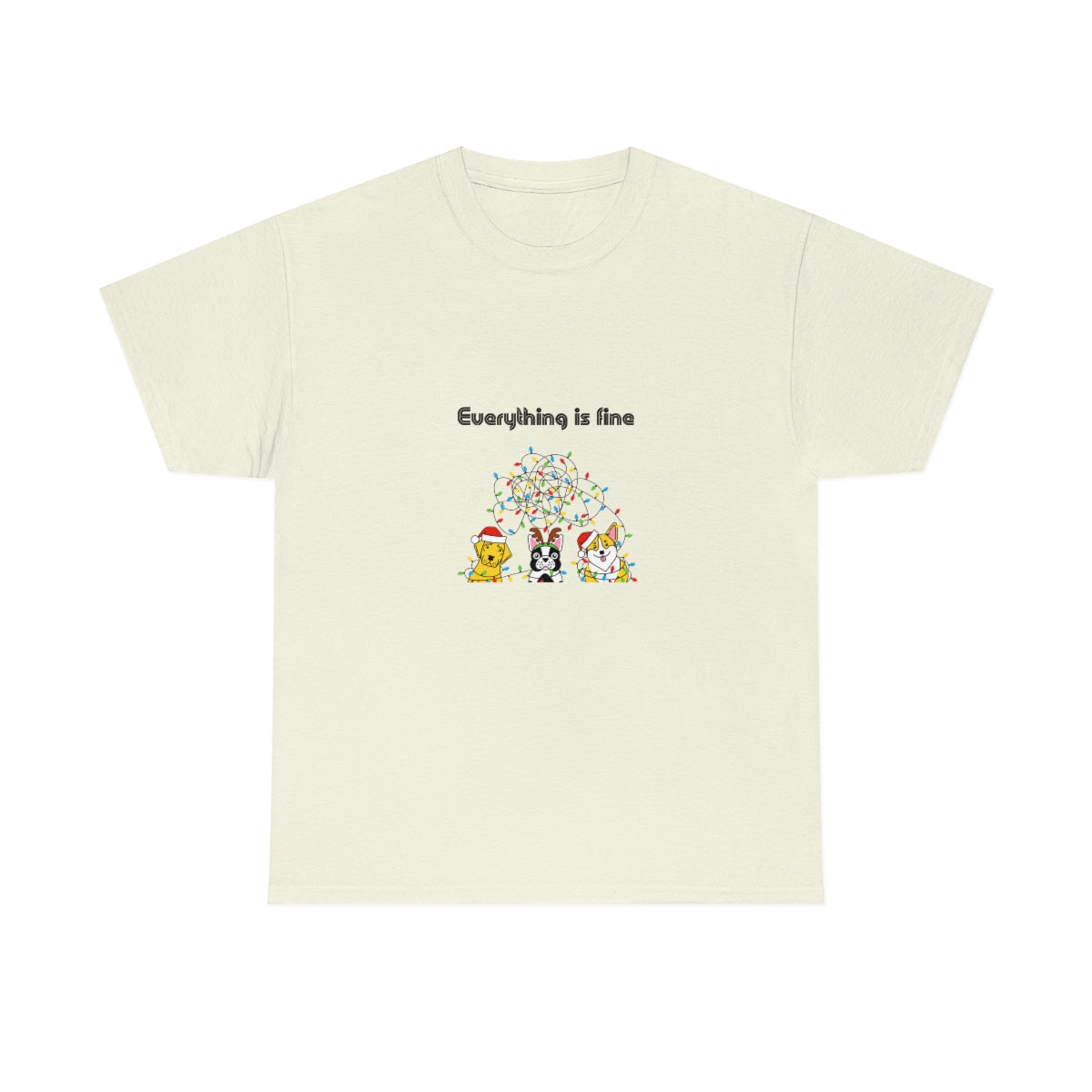 Everything is Fine Tshirt, I'm Fine Everything is Fine, Christmas Shirt, Funny Christmas Shirt, Sarcastic Tshirt, Funny Tshirt, Gift for Her - The Good Life Vibe