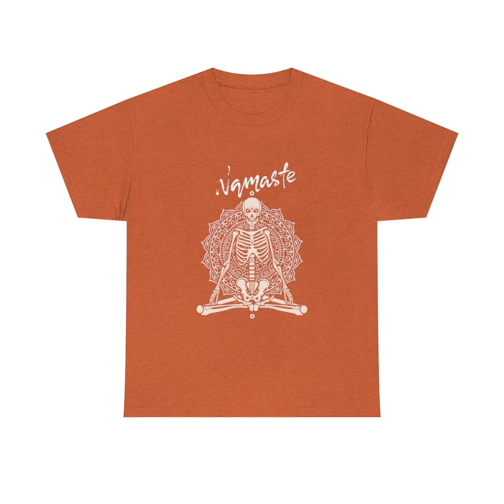 Namaste Skeleton Yoga Tee - The Good Life Vibe
