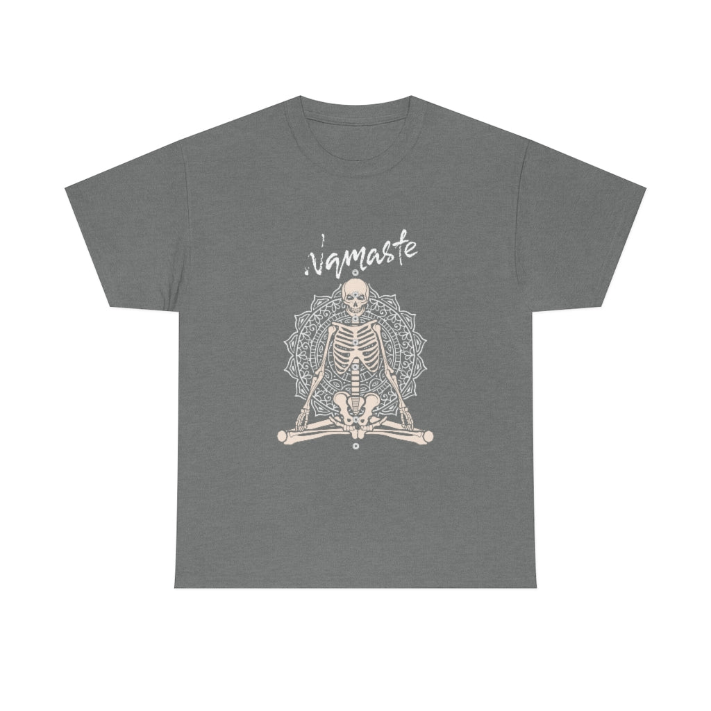 Namaste Skeleton Yoga Tee - The Good Life Vibe