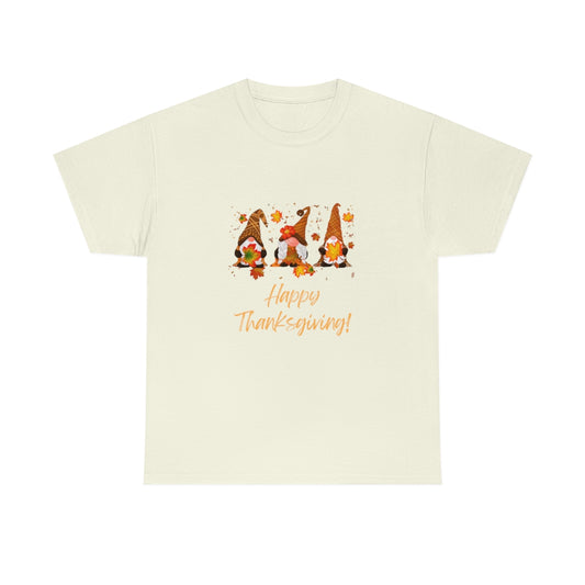 Thanksgiving Tshirt Gnome T-shirt Give Thanks Tee Gratitude Thankful Shirt Adult Fall Tees Autumn Apparel Cute Shirts Women Cute Fall Tee - The Good Life Vibe