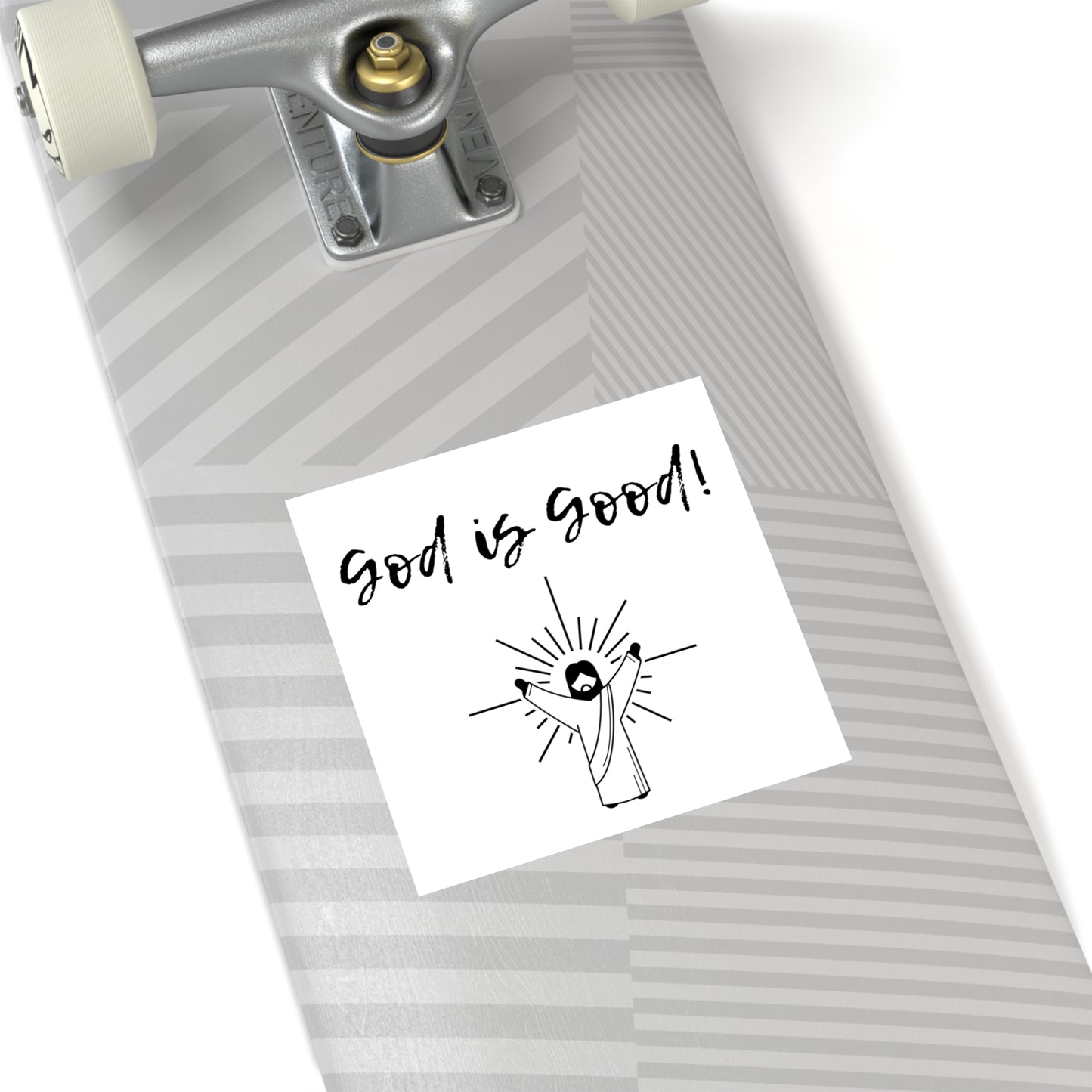 God Is Good Sticker, Christian Sticker,  Laptop, Phone, Notebook Sticker, Faith Sticker, Gift for Christian, Bible Verse, Religious Stickers - The Good Life Vibe