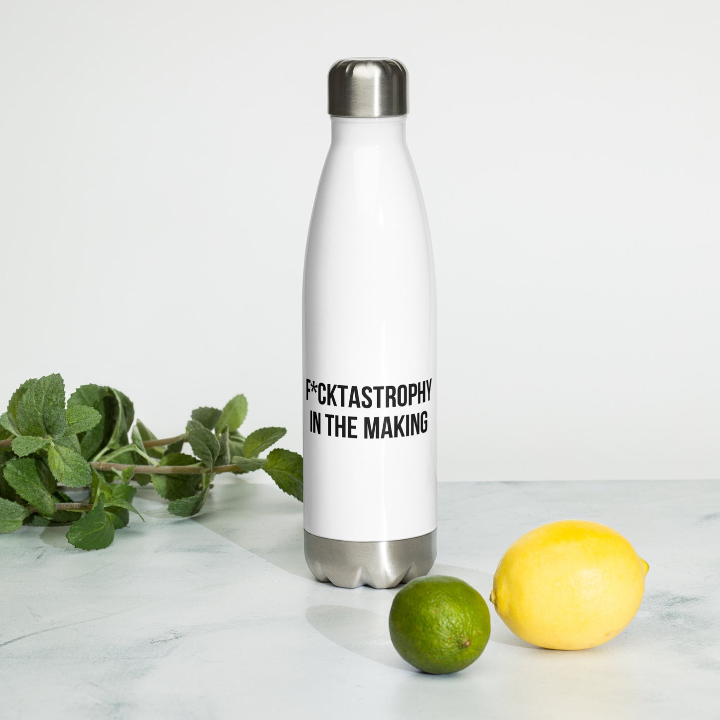 F*CK Stainless Steel Water Bottle - The Good Life Vibe