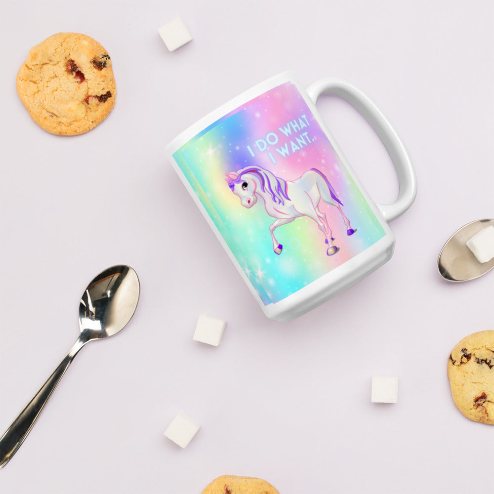 Unicorn I Do What I Want Mug - The Good Life Vibe